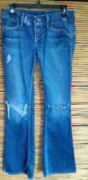 William Rast 26 Savoy Regular Rise Distressed Jeans - Picture 1 of 8